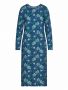 ESSENZA Titia Maxime Nachthemd lange mouw Bijou blue