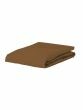 ESSENZA The Perfect Organic Jersey Leather brown Hoeslaken 90-100 x 200-220 cm