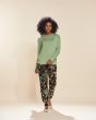 Essenza Denna Uni Basil green Top lange mouw M