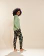 Essenza Denna Uni Basil green Top lange mouw M