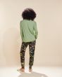 Essenza Denna Uni Basil green Top lange mouw M