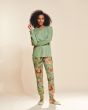 Essenza Denna Uni Basil green Top lange mouw M
