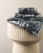 ESSENZA Maribel Slate grey Gastendoek 30 x 50 cm