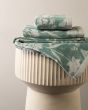 ESSENZA Maribel Surf green Gastendoek 30 x 50 cm