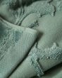 Essenza Rosie Surf green Gastendoek 30 x 50 cm