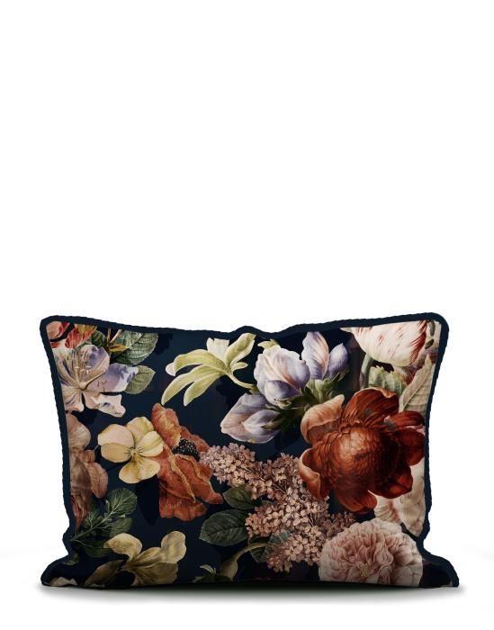 Peru Jurassic Park Consulaat ESSENZA Claire Kussensloop Indigo blauw 60 x 70 cm