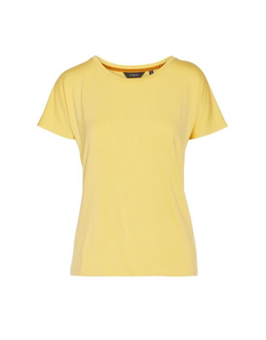 ESSENZA Ellen Uni Dreamy yellow Top korte mouw XL
