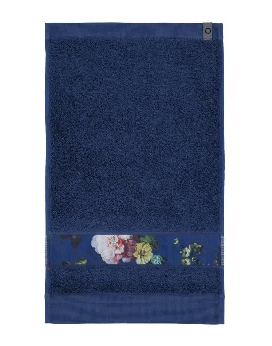 ESSENZA Fleur Blauw Gastendoek 30 x 50 cm