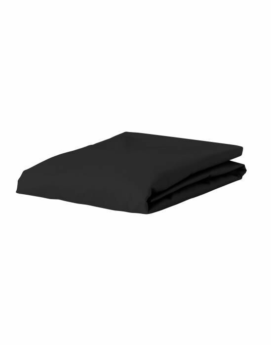 ESSENZA Premium Percale Anthracite Topper fitted sheet 140 x 200 cm