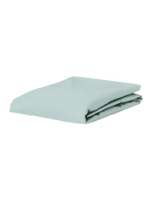 ESSENZA Satin Dusty green Fitted sheet 140 x 200 cm