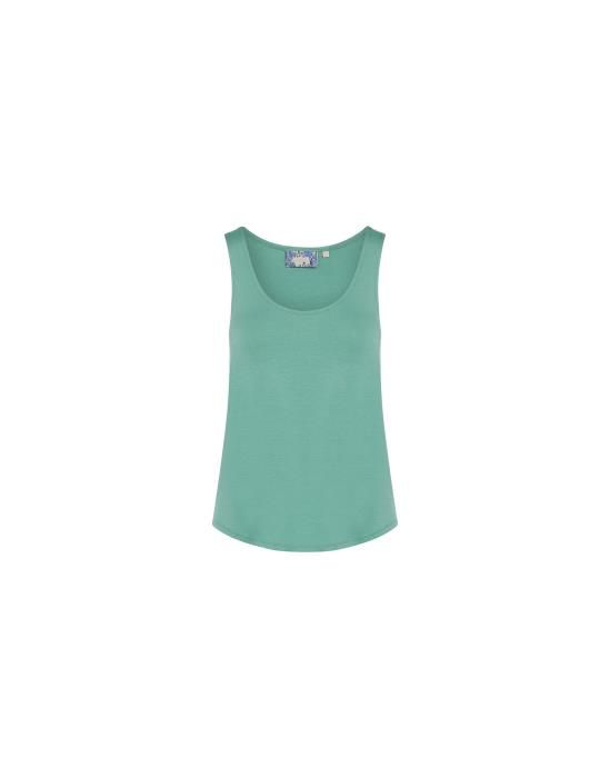 ESSENZA Shelby Uni Easy green Top mouwloos L