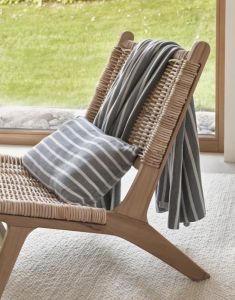 Marc O'Polo Arre Grau Plaid 130 x 170 cm
