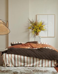ESSENZA Billie Donkerbruin Sprei 180 x 265 cm