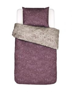 ESSENZA Camille Plum wine Dekbedovertrekset 140 x 220 cm