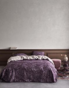 ESSENZA Camille Plum wine Dekbedovertrekset 260 x 220 cm