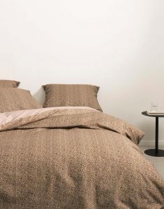 Marc O'Polo Camo Toffee Brown Dekbedovertrekset 240 x 220 cm