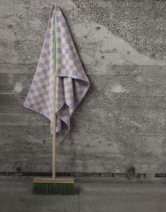 Marc O'Polo Checker Lila Gastendoek 30 x 50 cm