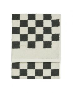 Marc O'Polo Checker Antraciet Handdoek 70 x 140 cm