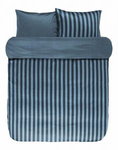 Marc O'Polo Classic Stripe Deep blue Dekbedovertrekset 240 x 220 cm