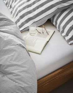 Marc O'Polo Classic Stripe Grijs Kussensloop 60 x 70 cm