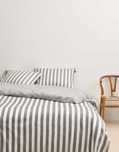 Marc O'Polo Classic Stripe Grijs Dekbedovertrekset 240 x 220 cm