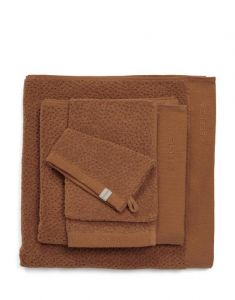 ESSENZA Connect Organic Breeze Leather brown Gastendoek 30 x 50 cm