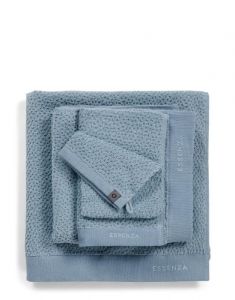 ESSENZA Connect Organic Breeze Blau Waschhandschuhe 16 x 22 cm