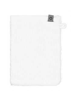 ESSENZA Connect Organic Lines Weiß Waschhandschuhe 16 x 22 cm