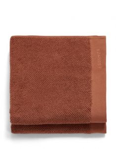 ESSENZA Connect Organic Uni Warm brown Handdoekset 60 x 110 cm set