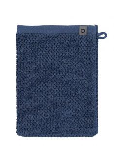 ESSENZA Connect Organic Uni Blau Waschhandschuhe 16 x 22 cm