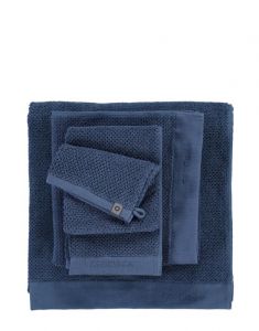 ESSENZA Connect Organic Uni Blau Waschhandschuhe 16 x 22 cm