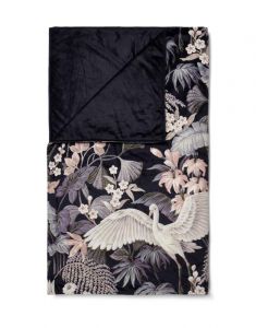 ESSENZA Diem Nightblue Plaid 135 x 170 cm