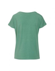 ESSENZA Ellen Uni verdant green Top korte mouw S