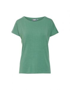 ESSENZA Ellen Uni verdant green Top korte mouw S