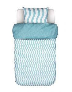 Marc O'Polo Filip Sea Blue Dekbedovertrekset 140 x 220 cm