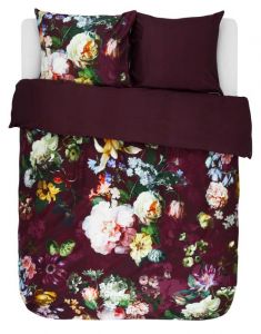 ESSENZA Fleur Burgundy Dekbedovertrekset 240 x 220 cm