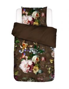 ESSENZA Fleur Chocolate Dekbedovertrekset 140 x 220 cm