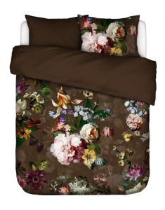 ESSENZA Fleur Chocolate Dekbedovertrekset 240 x 220 cm