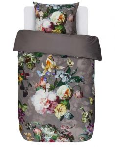 ESSENZA Fleur Taupe Dekbedovertrekset 140 x 220 cm