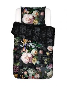 ESSENZA Fleur Festive Blooming Black Dekbedovertrekset 140 x 220 cm