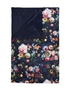 ESSENZA Fleur Nightblue Tagesdecke 220 x 265 cm