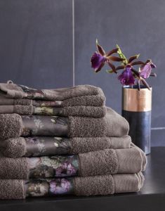 ESSENZA Fleur Taupe Handtuch 60 x 110 cm