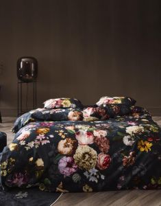 ESSENZA Fleurel Indigo blauw Dekbedovertrekset 140 x 220 cm