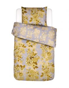 ESSENZA Flore Yellow straw Dekbedovertrekset 140 x 220 cm