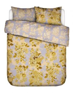 ESSENZA Flore Yellow straw Dekbedovertrekset 200 x 220 cm