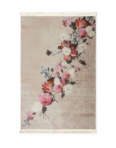 ESSENZA Flower Statement Stone Vloerkleed 120 x 180 cm