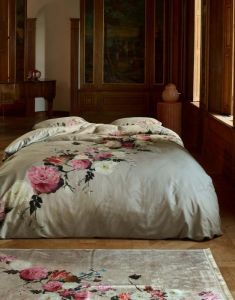 ESSENZA Flower Statement Stone Dekbedovertrekset 260 x 220 cm