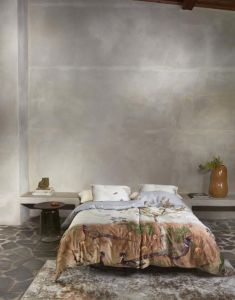 ESSENZA Georgia Beachwood white Dekbedovertrekset 140 x 220 cm