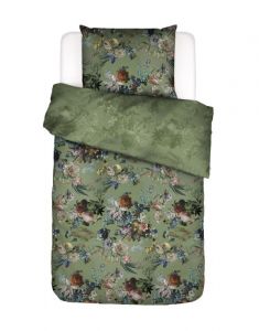 ESSENZA Isabelle Forest green Dekbedovertrekset 140 x 220 cm