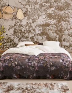 ESSENZA Isabelle Donkerbruin Sprei 180 x 265 cm